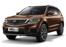 Ворсовые коврики на Geely Emgrand X7 второй рестайлинг 2019 - 2022 в Воронеже