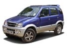 Ворсовые коврики на Daihatsu Terios I 1997 - 2006 в Воронеже