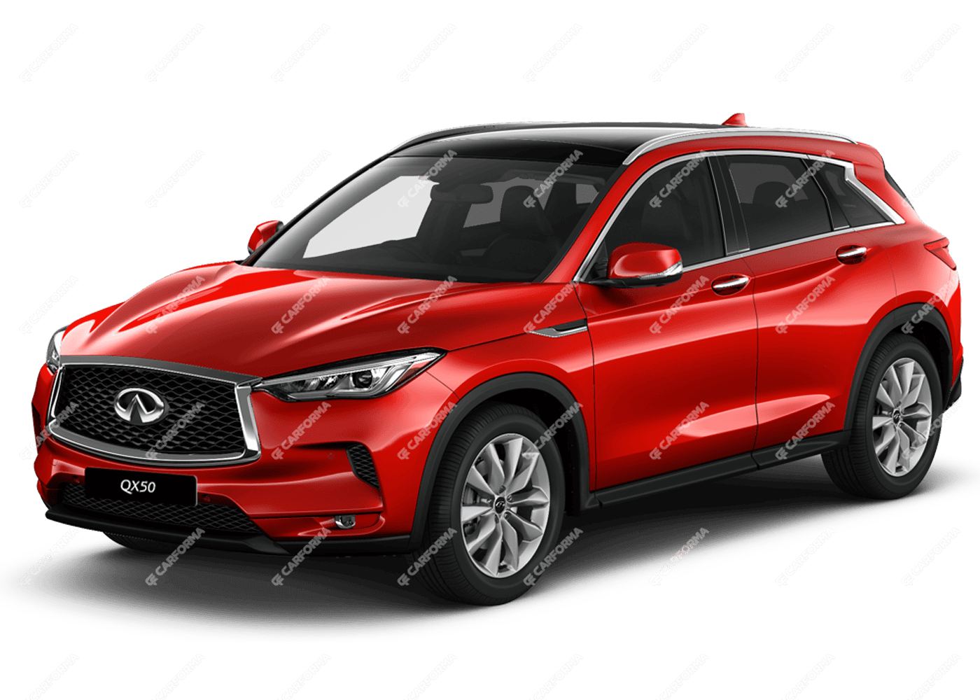 Ворсовые коврики на Infiniti QX50 II 2017 - 2024