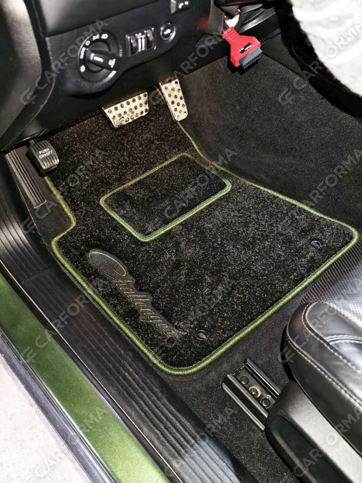 Ворсовые коврики на Dodge Challenger III 2008&nbsp;-&nbsp;2023 в Воронеже