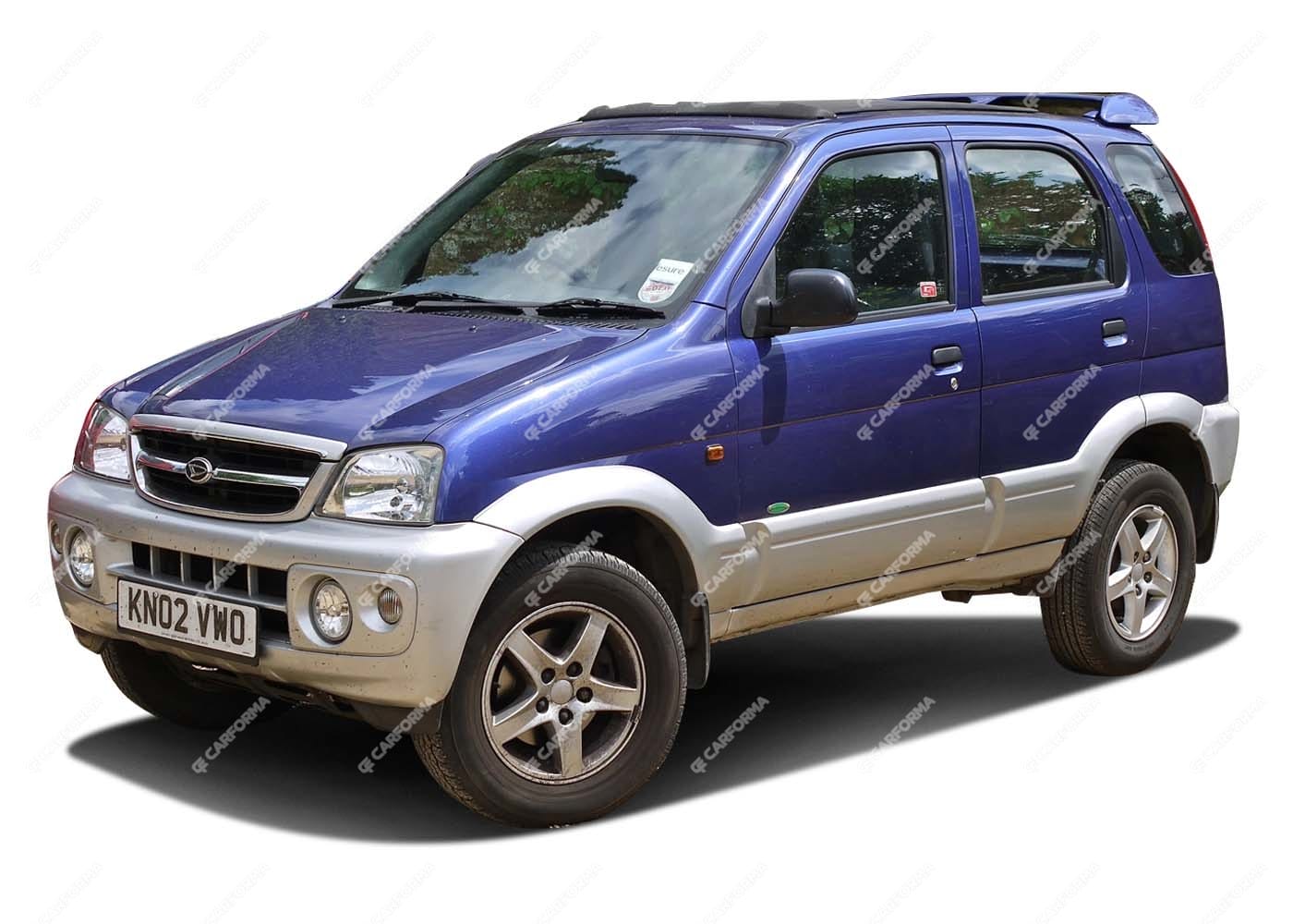 Ворсовые коврики на Daihatsu Terios I 1997 - 2006