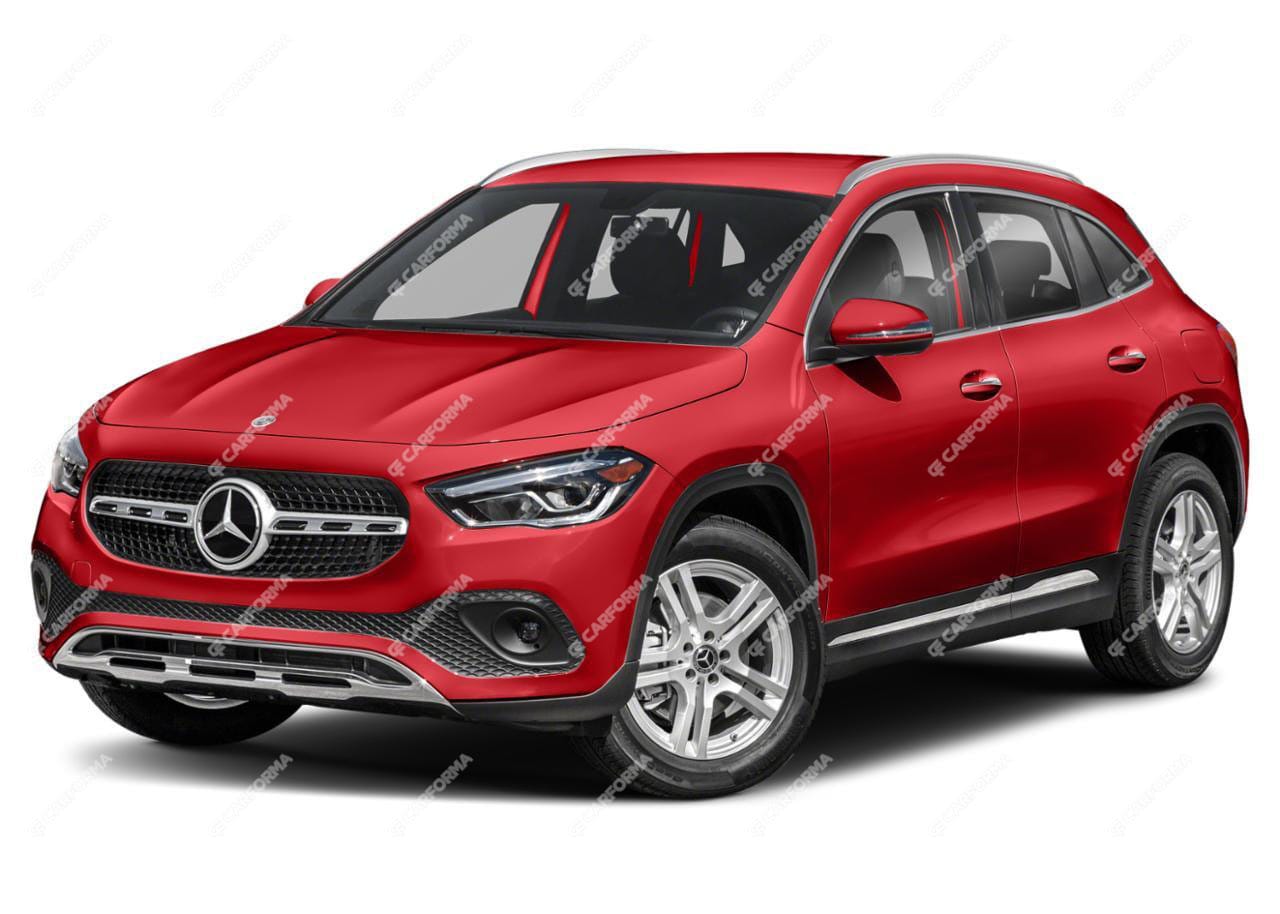 Ворсовые коврики на Mercedes GLA (H247) 2019 - 2024