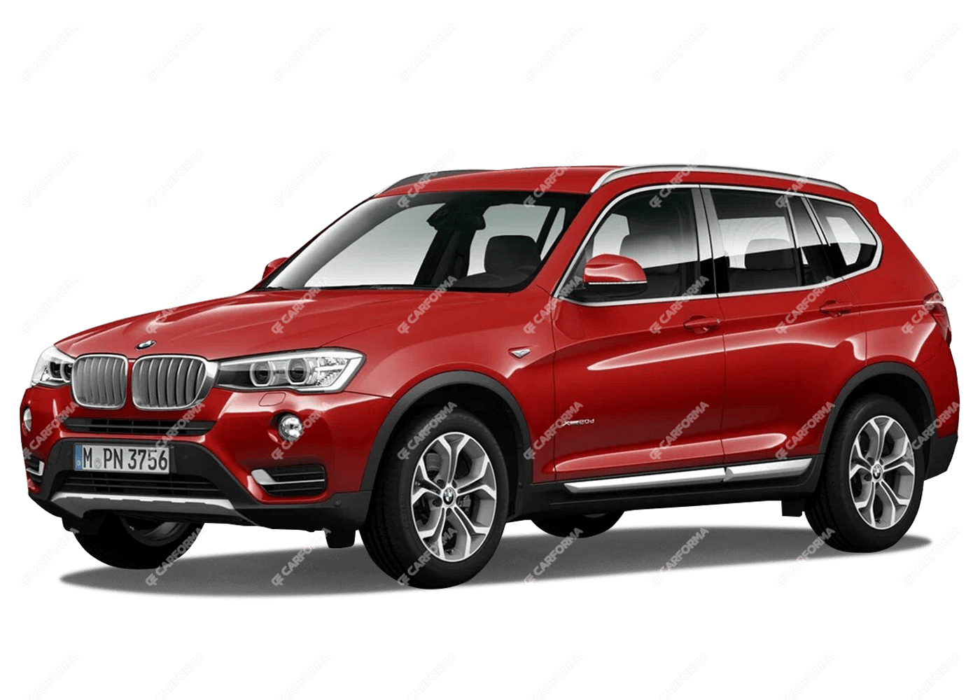 Ворсовые коврики на BMW X3 (F25) 2011 - 2017