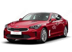 Ворсовые коврики на KIA Stinger 2017 - 2023