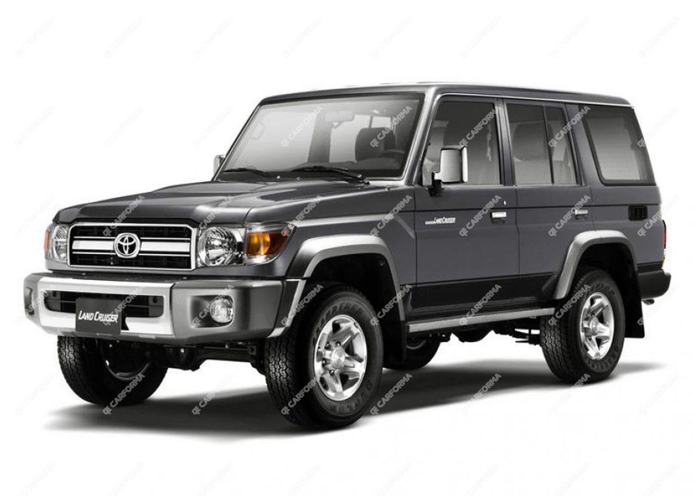 Ворсовые коврики на Toyota Land Cruiser 70 2006 - 2024