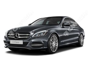 Ворсовые коврики на Mercedes C (W205) 2014 - 2023