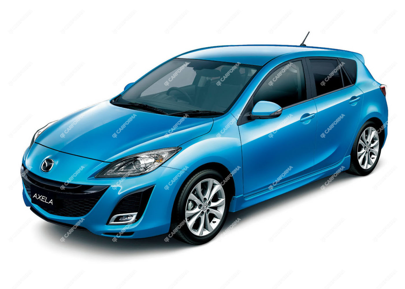 Ворсовые коврики на Mazda Axela II 2009 - 2013