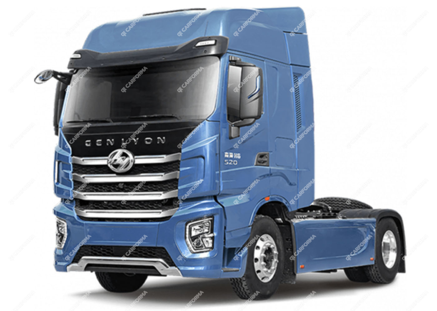 Ворсовые коврики на Hongyan SAIC-IVECO Genlyon кабина H6 2023 - 2024