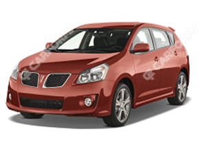 Ворсовые коврики на Pontiac Vibe II 2008 - 2013