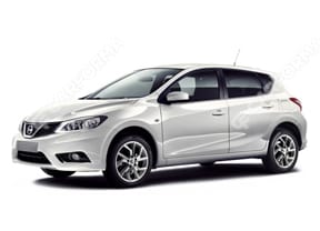 Ворсовые коврики на Nissan Tiida (C13) 2015 - 2024