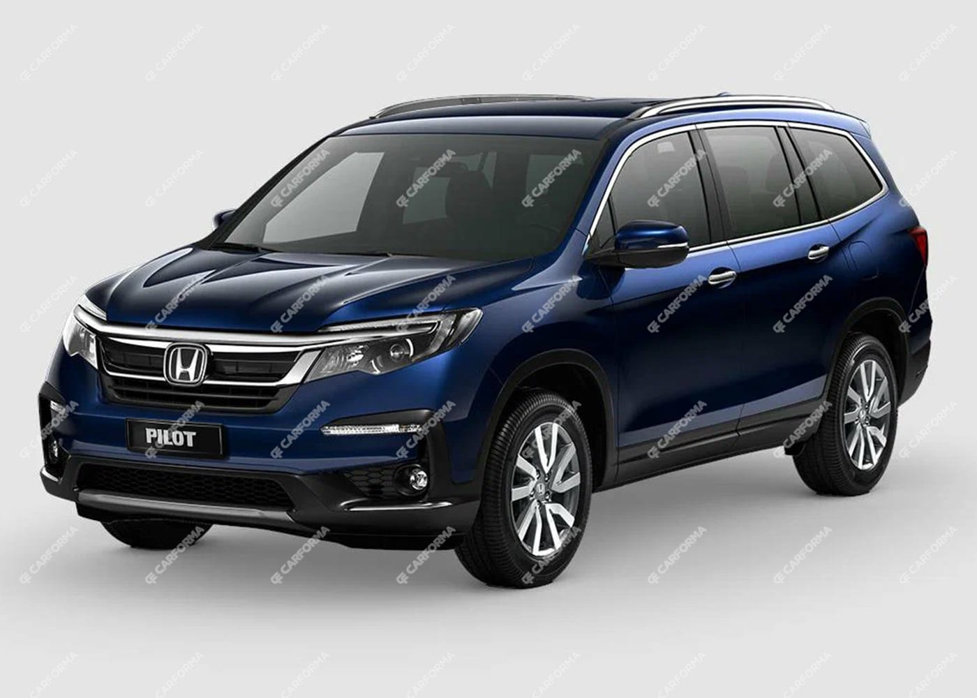 Ворсовые коврики на Honda Pilot III 2015 - 2022