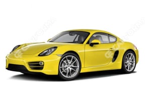 Ворсовые коврики на Porsche Cayman II 2013 - 2016