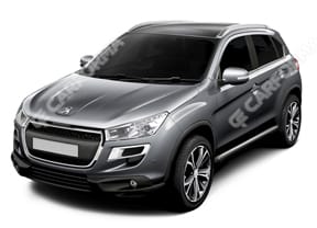 Ворсовые коврики на Peugeot 4008 2012 - 2017