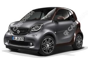 Ворсовые коврики на Smart Fortwo (C453) 2014 - 2024