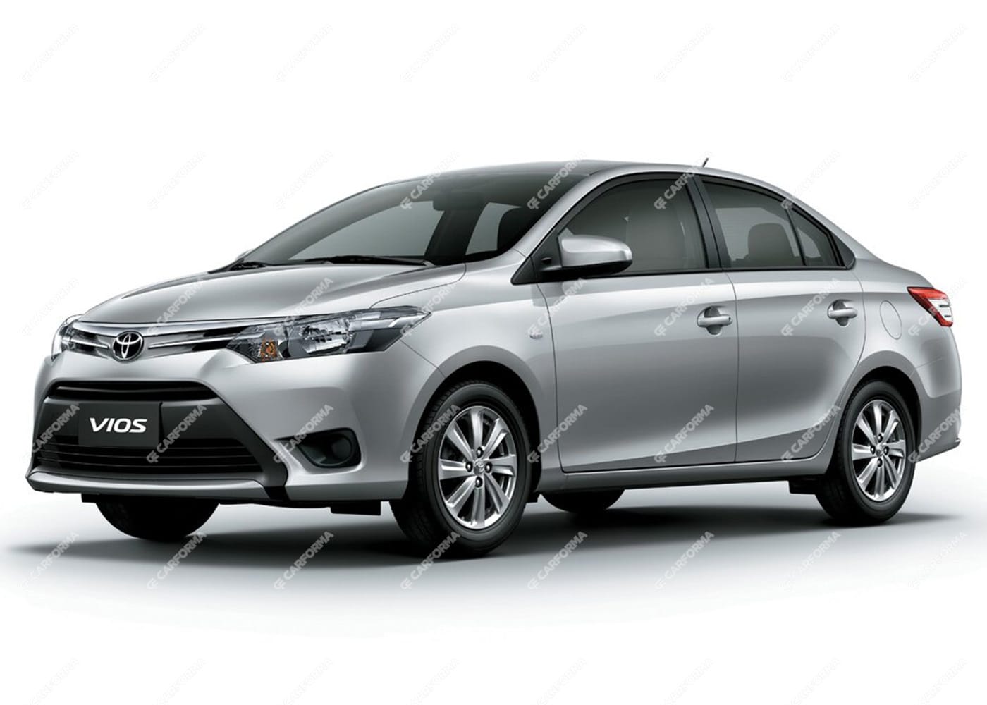 Ворсовые коврики на Toyota Vios 2013 - 2024