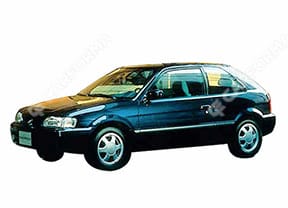 Ворсовые коврики на Toyota Corsa (L50) 1994 - 1999 в Воронеже