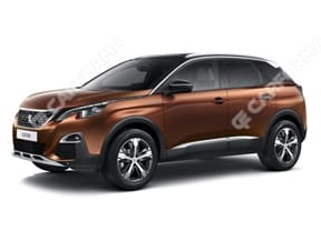 Ворсовые коврики на Peugeot 3008 II 2016 - 2024