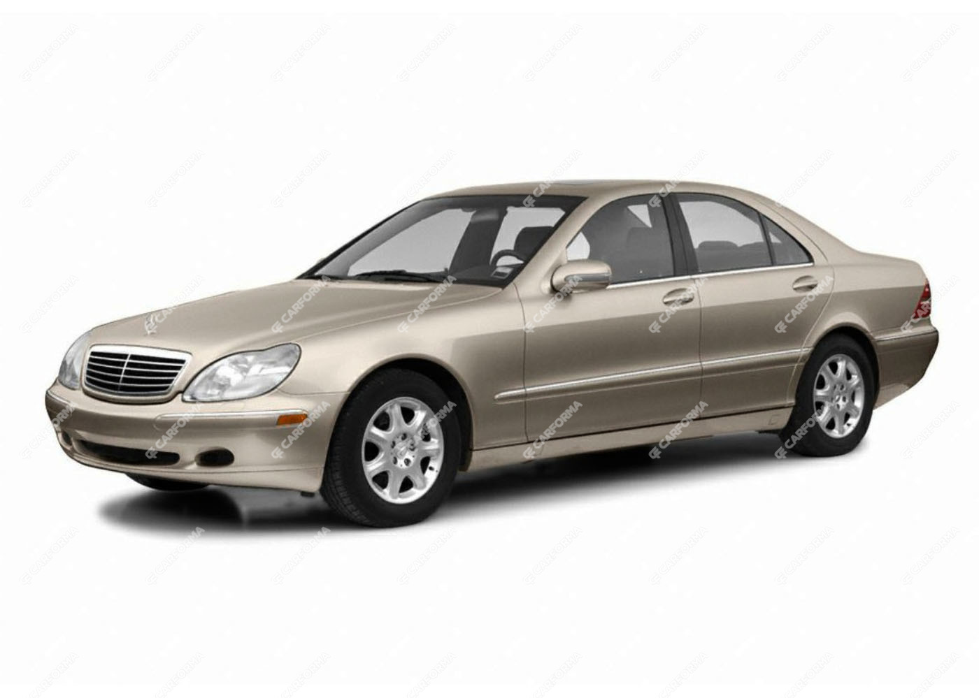 Ворсовые коврики на Mercedes S (W220) 1998 - 2005