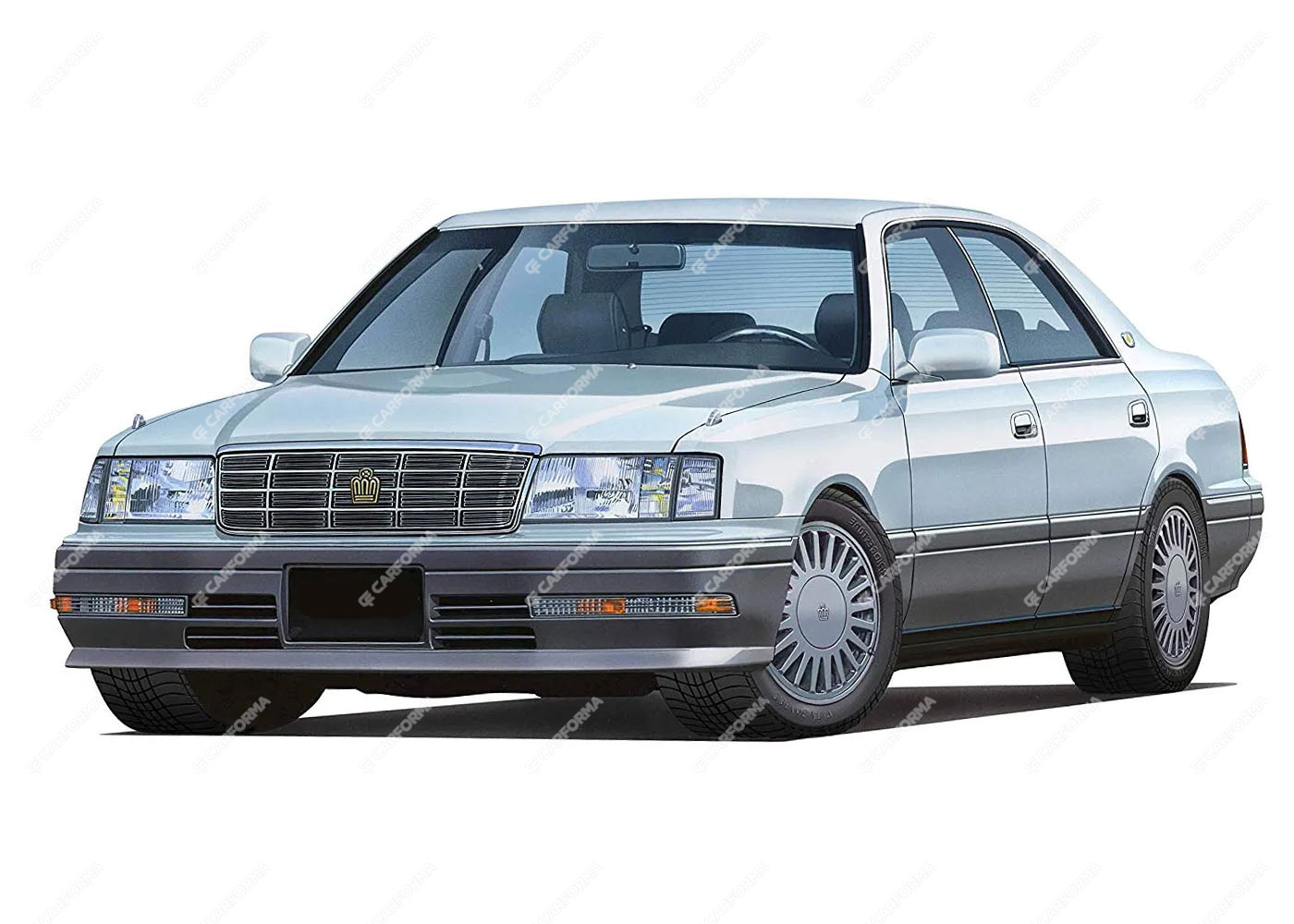 Ворсовые коврики на Toyota Crown (S150) 1995 - 2001