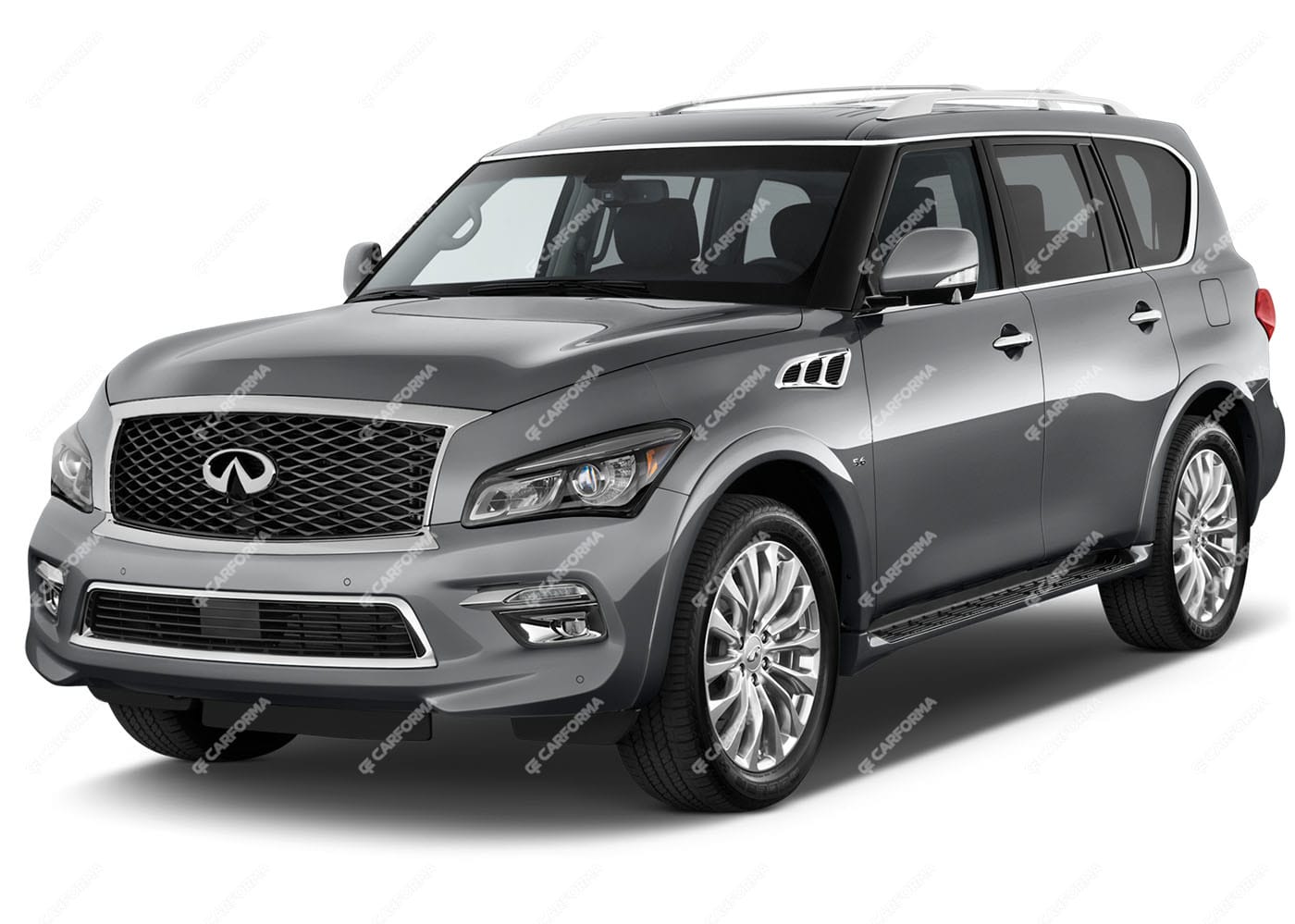 Ворсовые коврики на Infiniti QX80 2013 - 2024