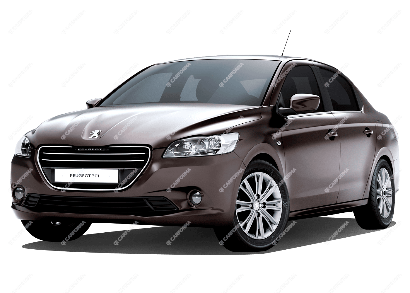 Ворсовые коврики на Peugeot 301 2013 - 2022