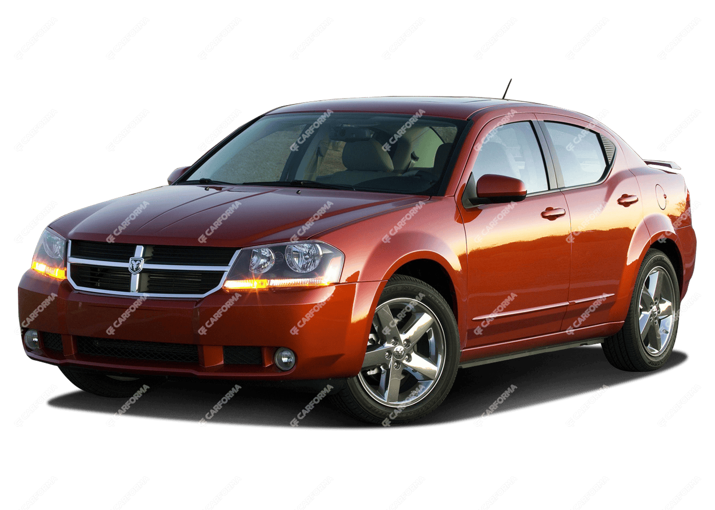 Ворсовые коврики на Dodge Avenger 2007 - 2010