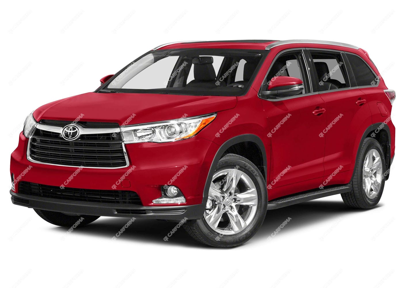 Ворсовые коврики на Toyota Highlander III 2013 - 2020