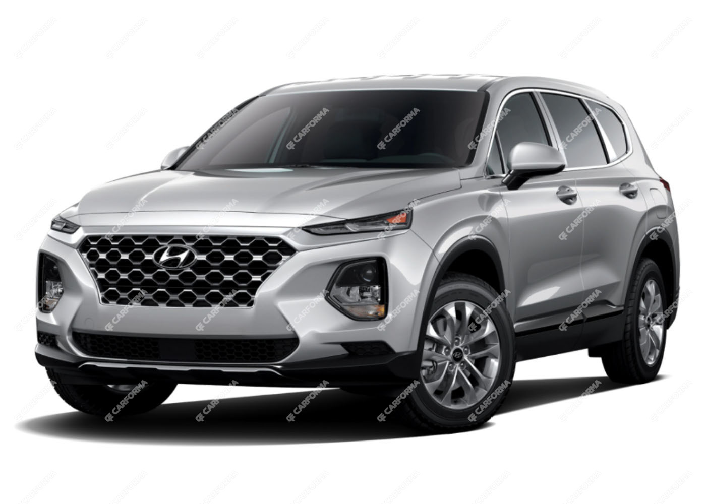 Ворсовые коврики на Hyundai Santa Fe IV 2018 - 2021