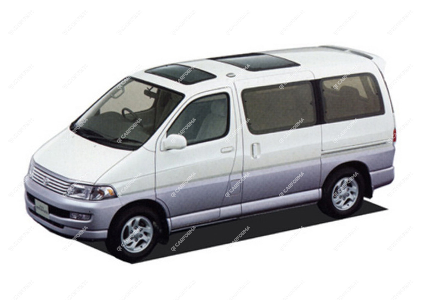 Ворсовые коврики на Toyota Hiace Regius (xH10) 1997 - 2002