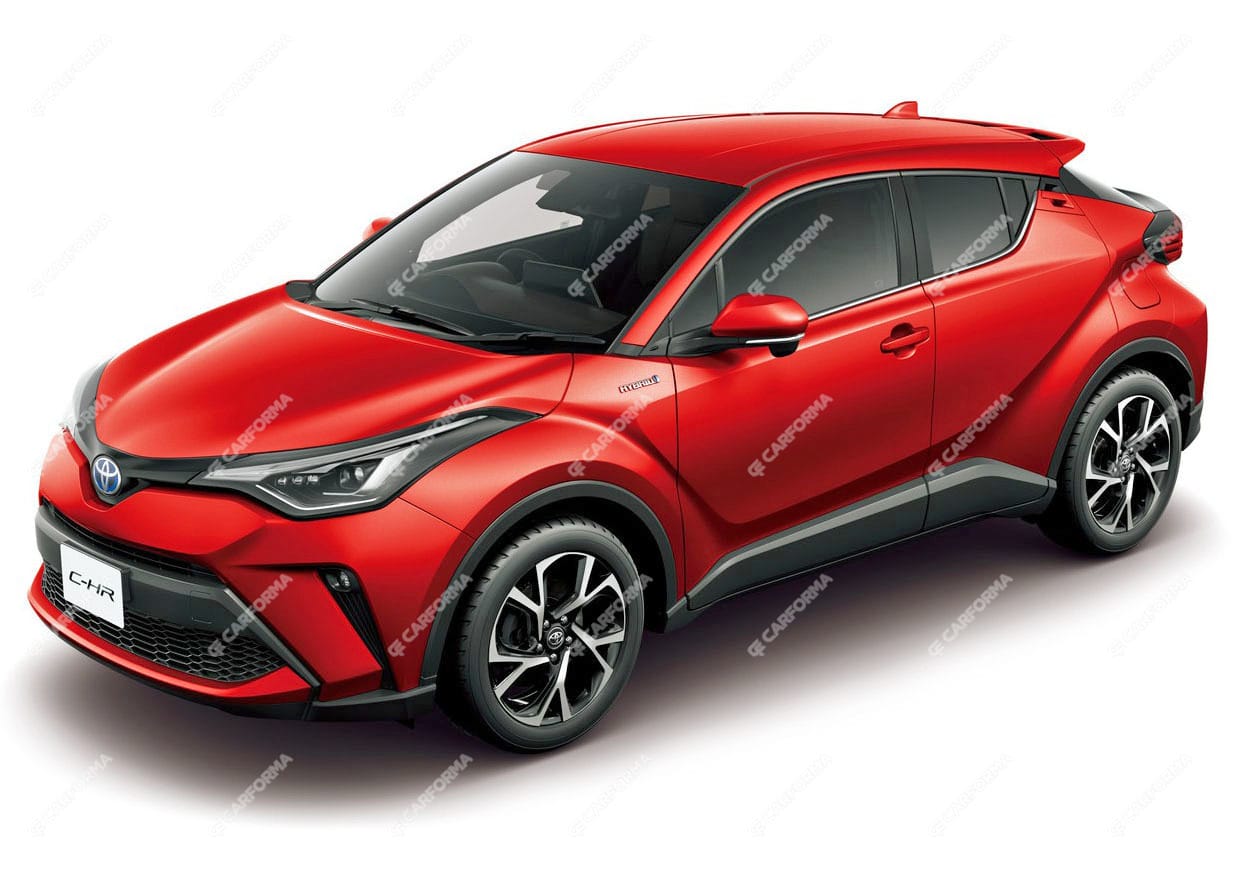 Ворсовые коврики на Toyota C-HR 2016 - 2024