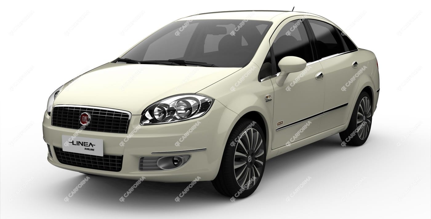 Ворсовые коврики на Fiat Linea 2007 - 2012