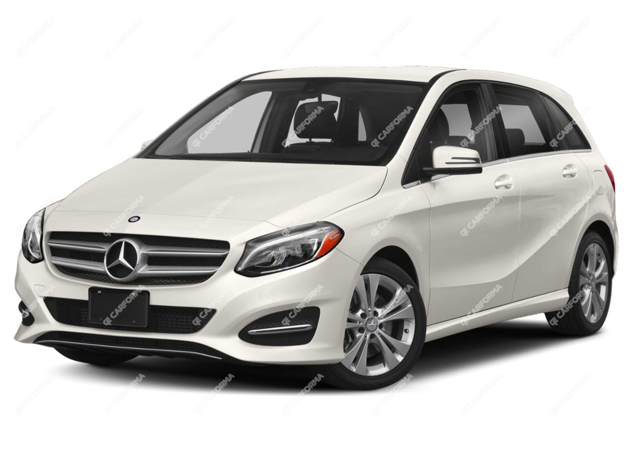 Ворсовые коврики на Mercedes B (W246) 2011 - 2018