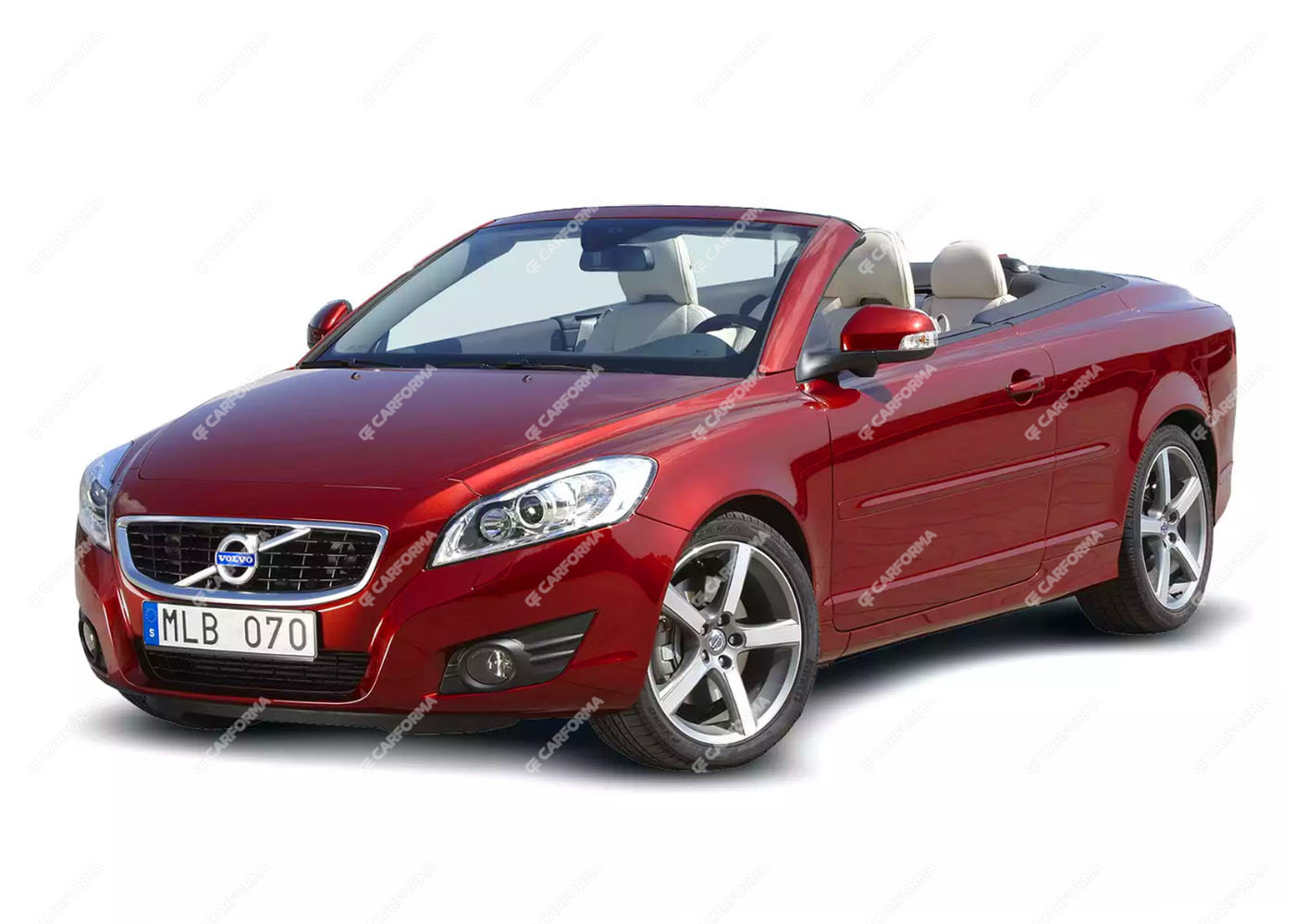 Ворсовые коврики на Volvo C70 II 2005 - 2013