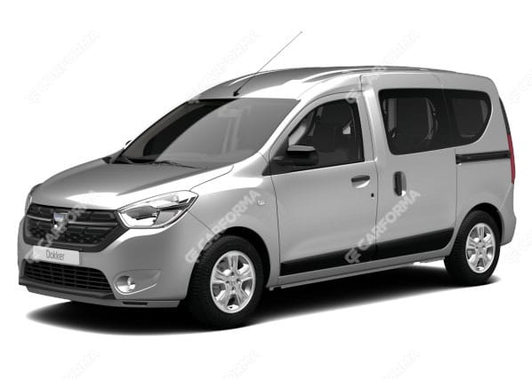 Ворсовые коврики на Renault Dokker Пассажирский 2012 - 2024