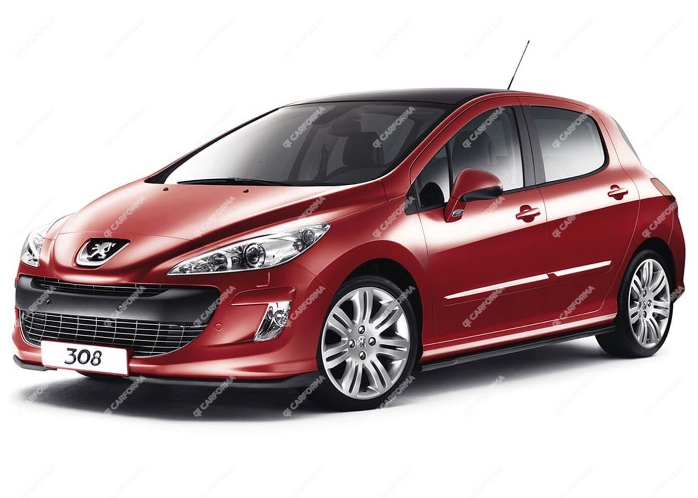 Ворсовые коврики на Peugeot 308 I 2007 - 2015