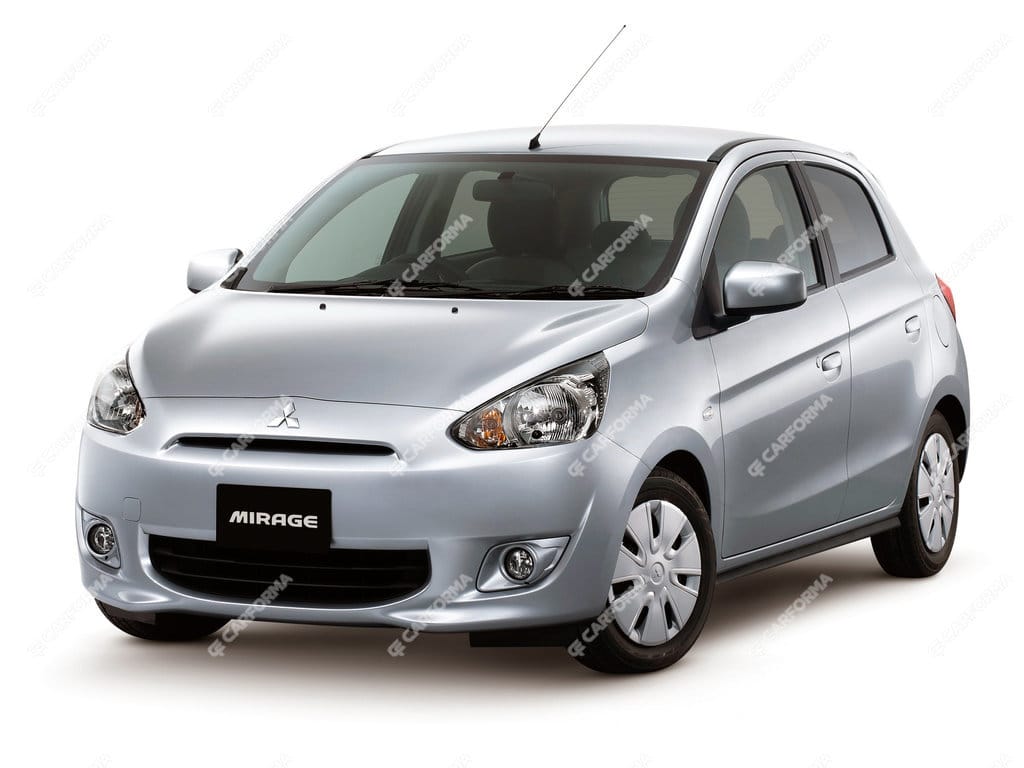 Ворсовые коврики на Mitsubishi Mirage VI 2012 - 2024