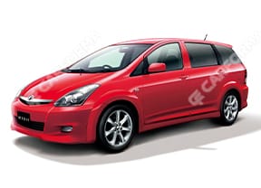 Ворсовые коврики на Toyota Wish I 2003 - 2009