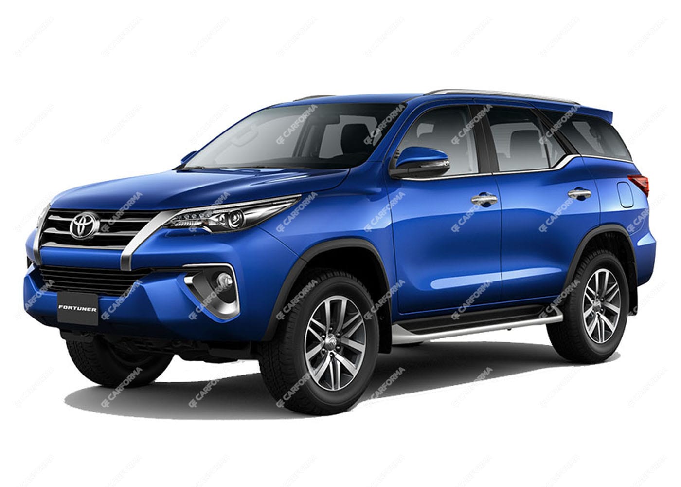 Ворсовые коврики на Toyota Fortuner II 2015 - 2024