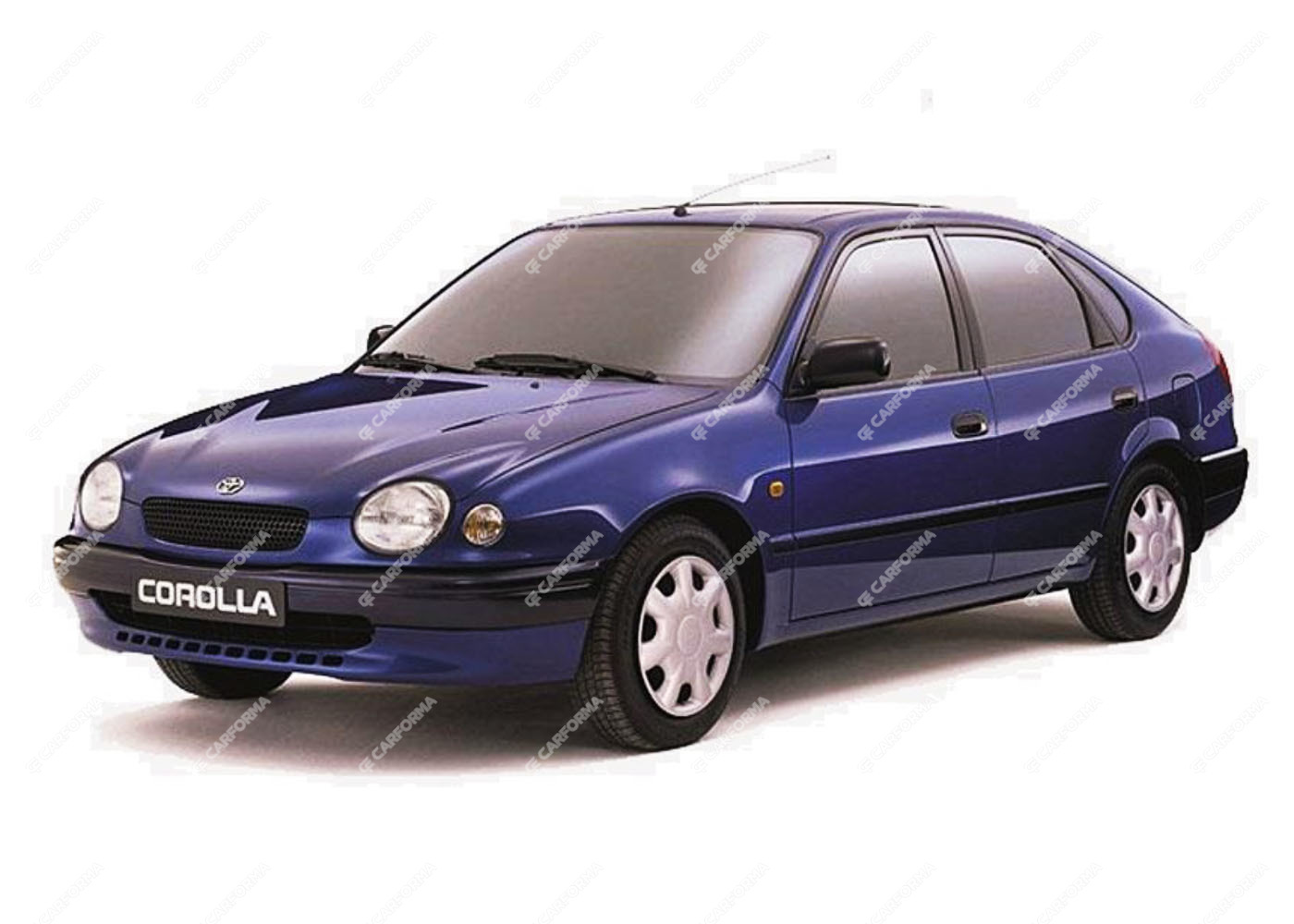 Ворсовые коврики на Toyota Corolla (E11) 1997 - 2001