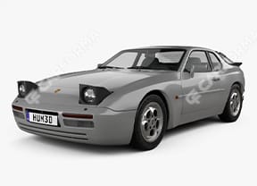 Ворсовые коврики на Porsche 944 1981 - 1991