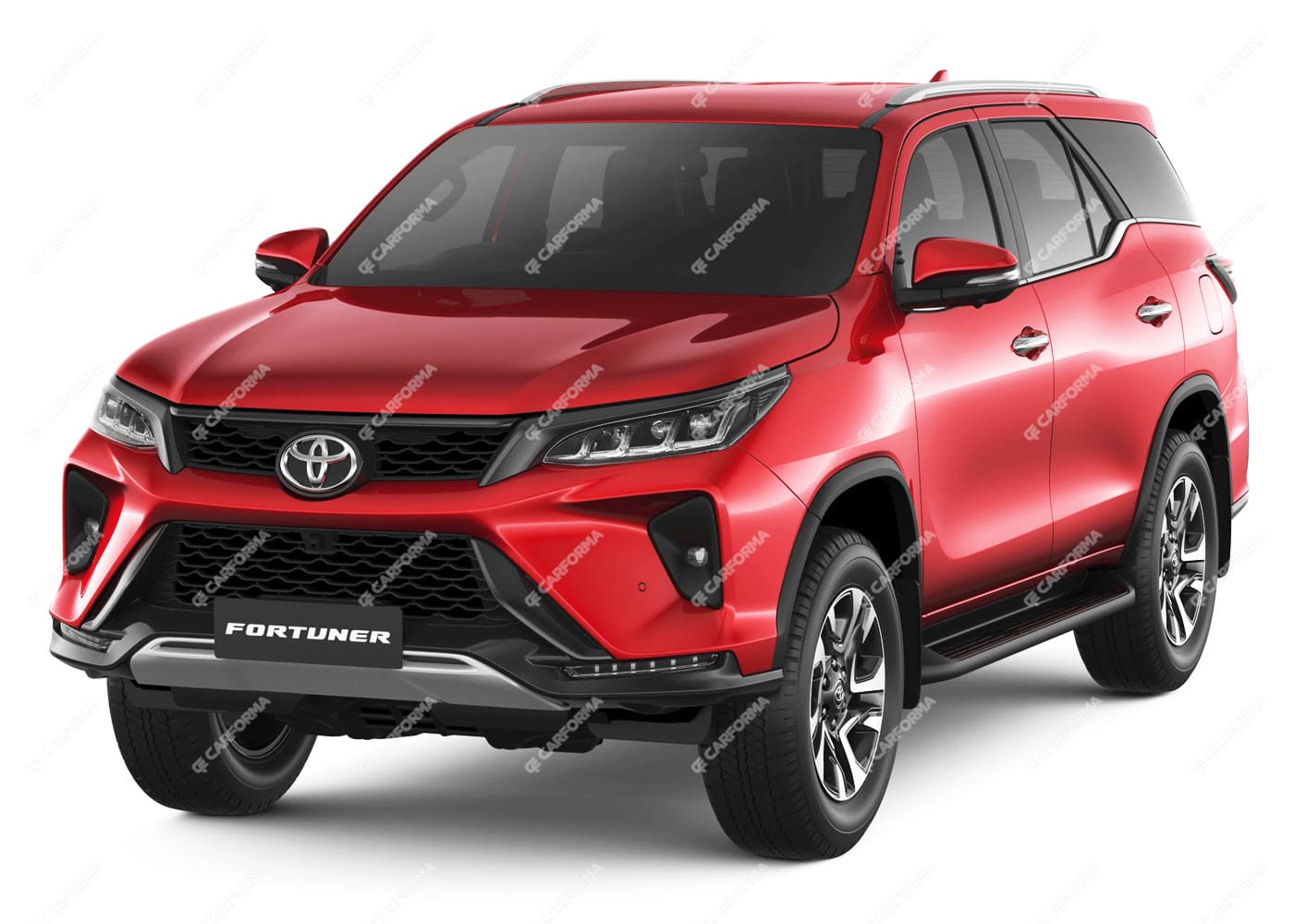 Ворсовые коврики на Toyota Fortuner II 2015 - 2024