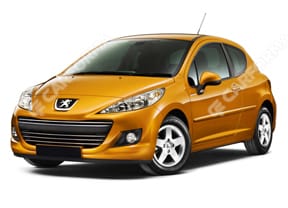 Ворсовые коврики на Peugeot 207 2006 - 2012