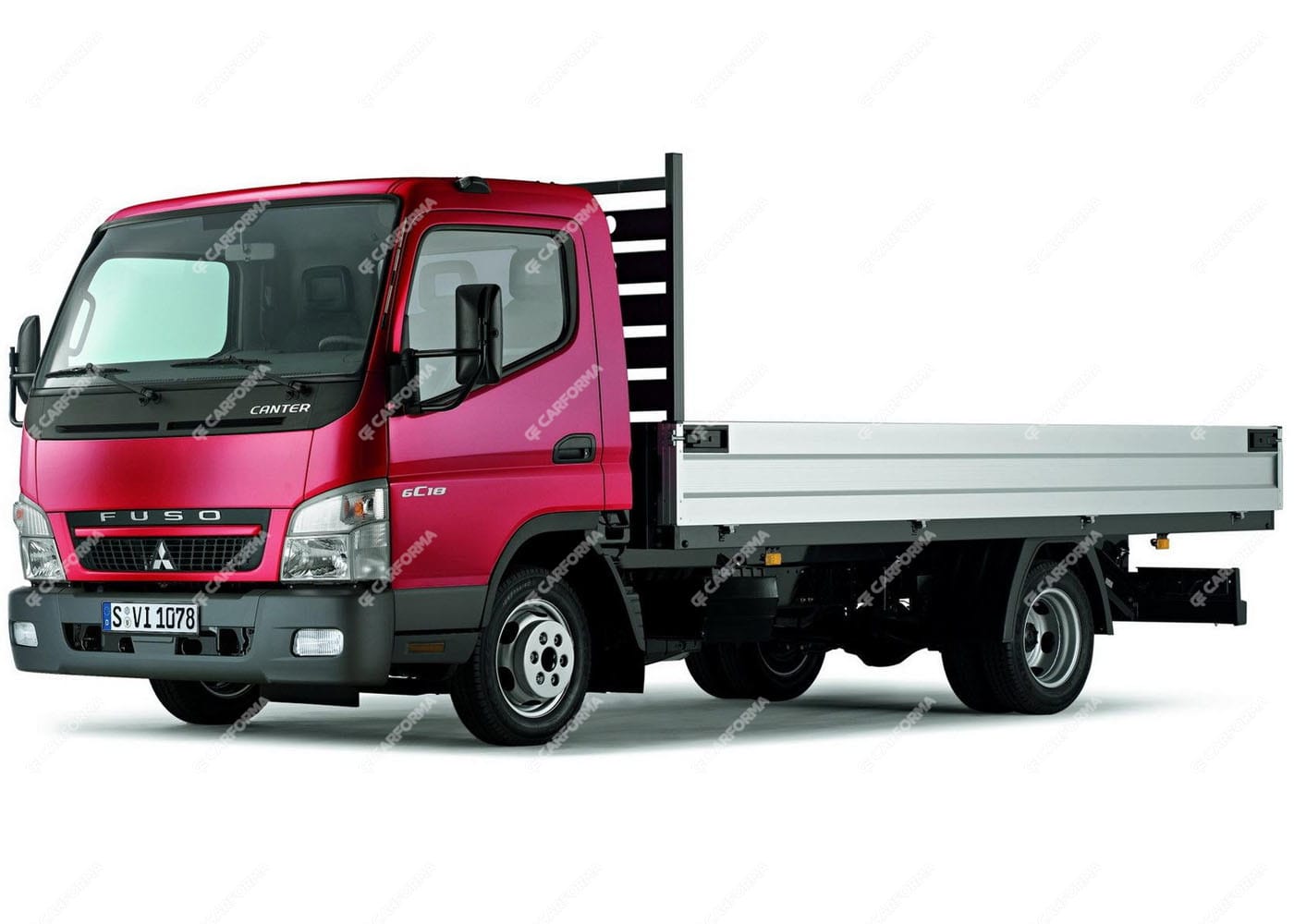 Ворсовые коврики на Mitsubishi Fuso Canter VII широкая кабина 2002 - 2017