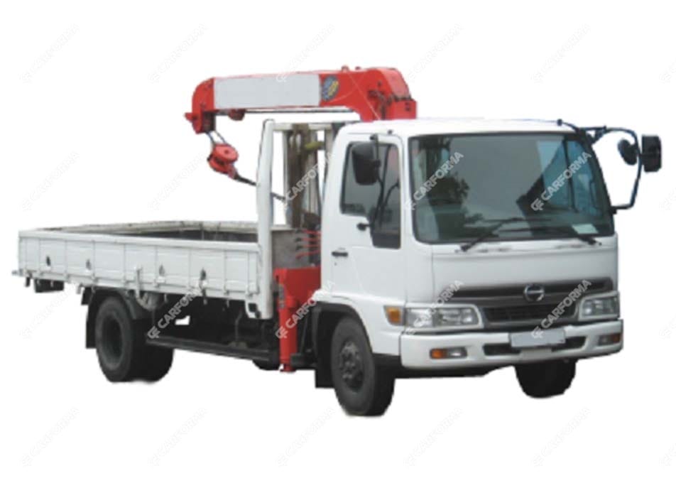 Ворсовые коврики на Hino 500 IV (Ranger) узкая кабина 1989 - 2001