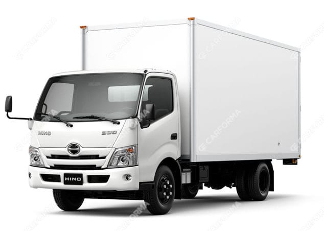 Ворсовые коврики на Hino 300 II широкая кабина 2011 - 2024