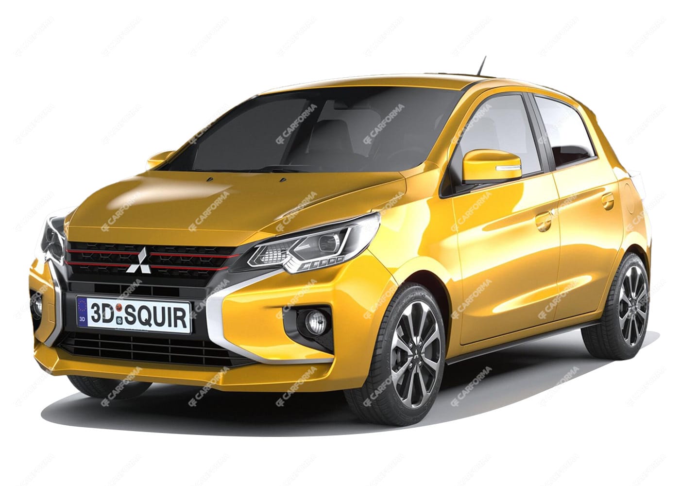 Ворсовые коврики на Mitsubishi Mirage VI 2012 - 2024