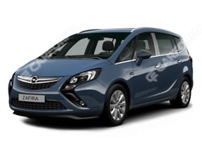 Ворсовые коврики на Opel Zafira C 2011 - 2019