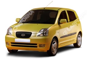 Ворсовые коврики на KIA Picanto I 2004 - 2011