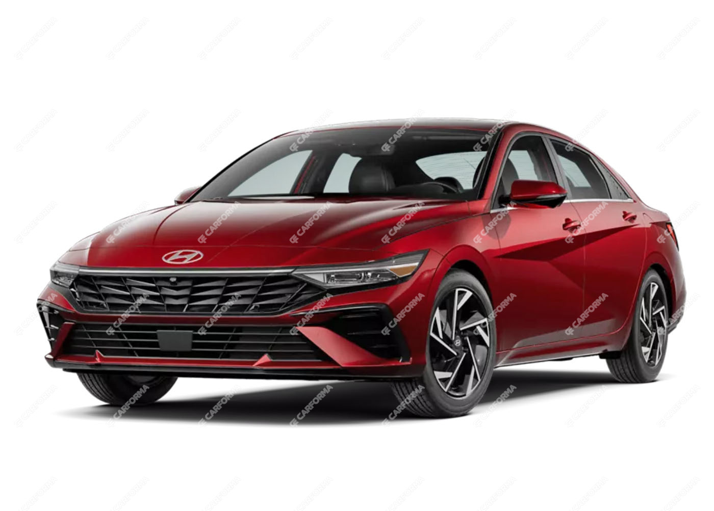 Ворсовые коврики на Hyundai Elantra 7 (CN7) 2020 - 2024