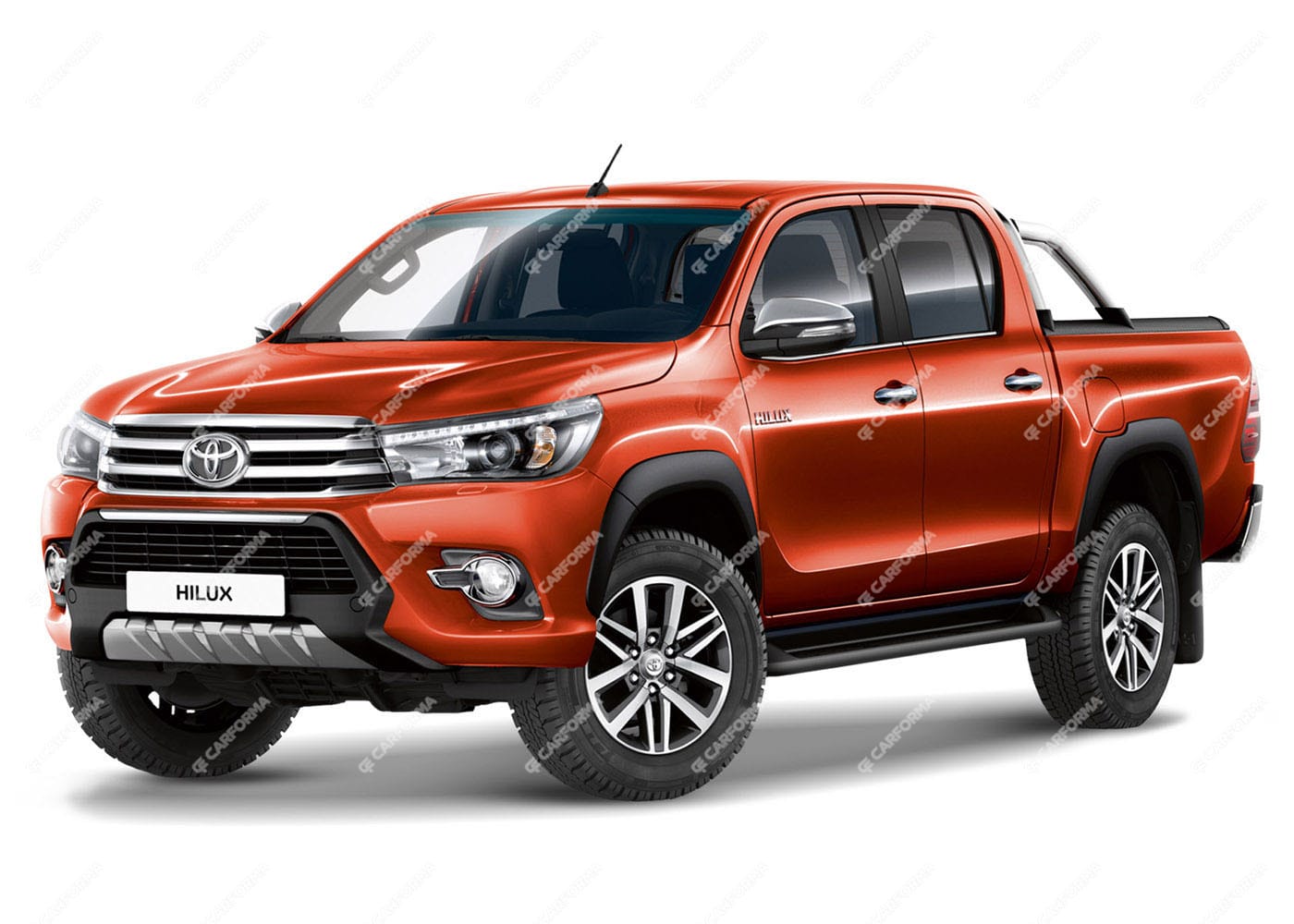 Ворсовые коврики на Toyota Hilux VIII 2015 - 2024